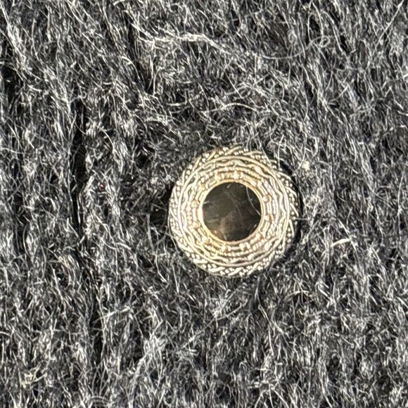 The Gold Label Designer Collection Mohair Vintage 1980 Unisex Cardigan Size L - Picture 6 of 12